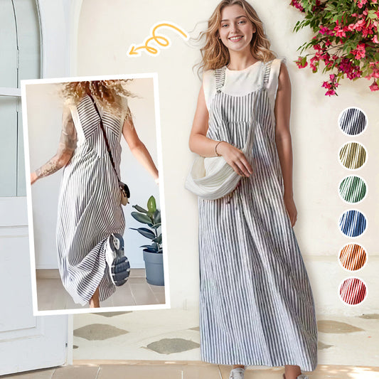 ✨ Casual Striped Camisole Dress - styl a pohodlí bez námahy! 💖