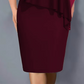 👗Plášťové šaty s výstřihem do V a šifónovým překrytím