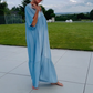 Women's Casual V-Neck Loose Maxi Dress