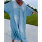 Women's Casual V-Neck Loose Maxi Dress