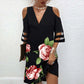 Women’s Fashion Print V-Neck Dress