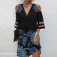 Women’s Fashion Print V-Neck Dress
