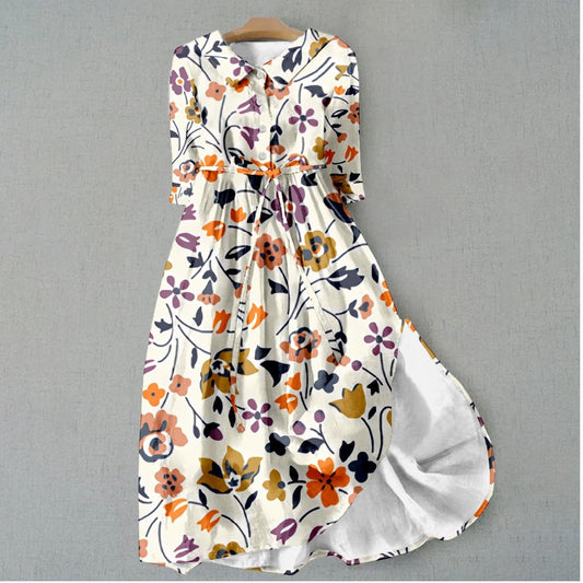 👗Dámské ležérní šaty s květinovým potiskem🌸